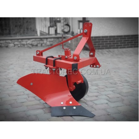 Плуг польський однокорпусний WIRAX 1*25см для міні-тракторів від 12 к.с, висота стійки 50 см